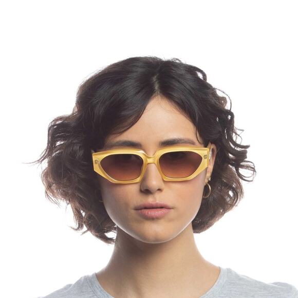 Le Specs Unisex Major Exclusive Yellow Limoncello Sunglasses main image 10